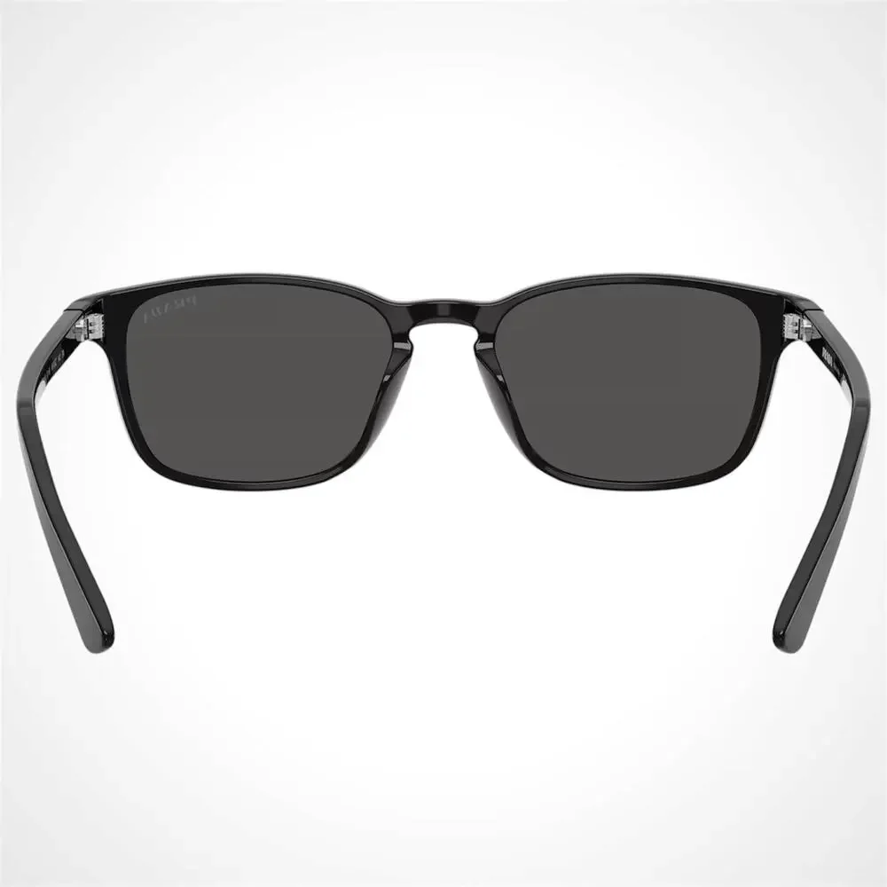 New PRADA Sunglasses Black Aviator Square Mens Letter Logo Grey Lens 52-18-140mm - Picture 4 of 6